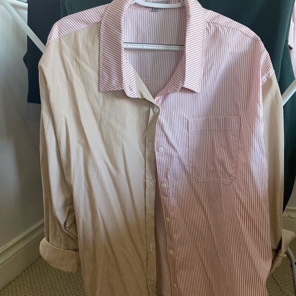 Two toned button up shirt - Picture 2 of 4